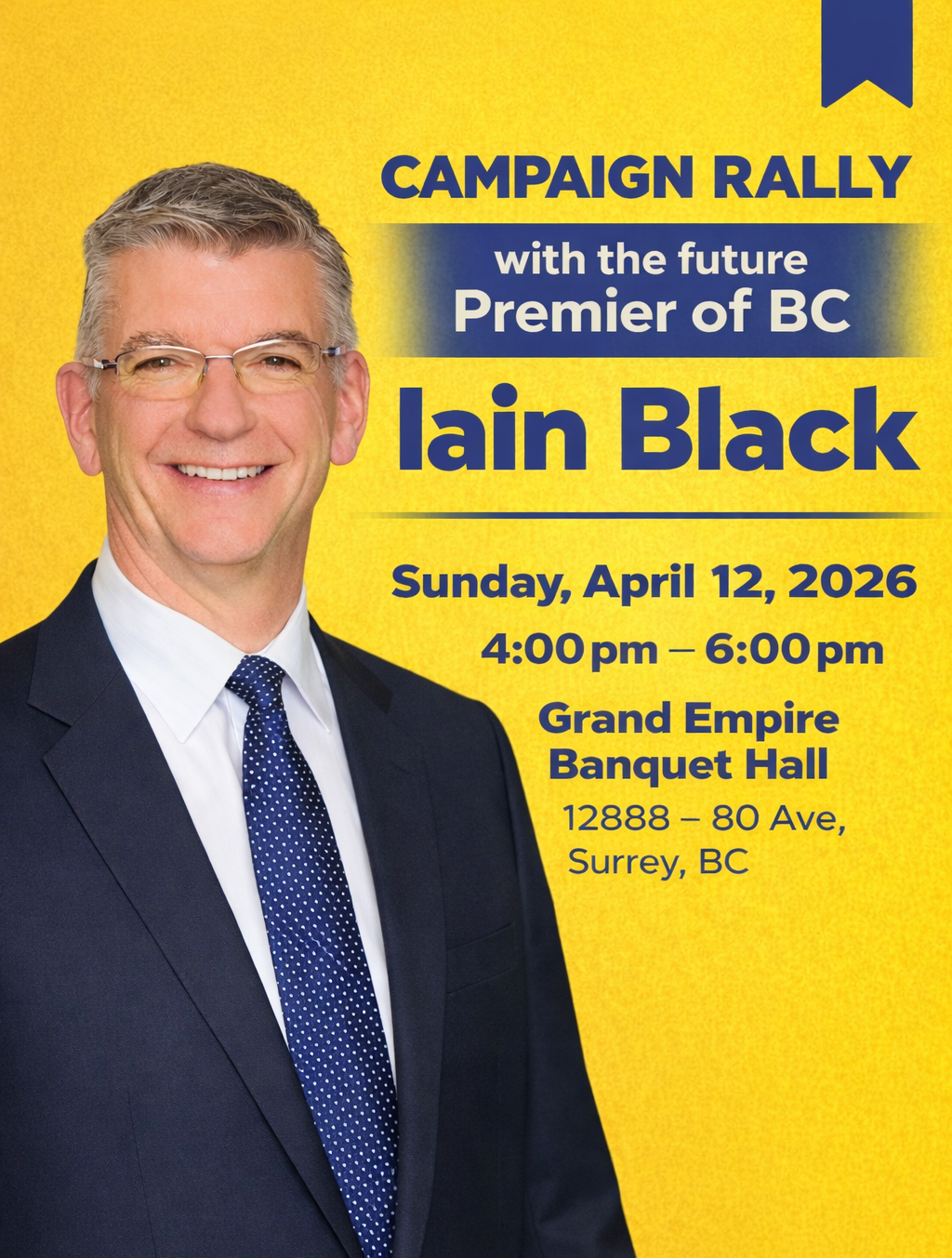 Iain Black Campaign Rally